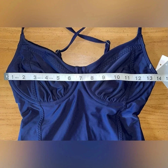 NWT Women’s Athleta Kaimana Tankini Bathing Suit Swim Top Size 32 D/DD Tall - Picture 13 of 15